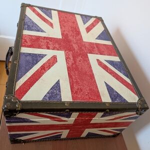 Large Union Jack Wooden Storage Box